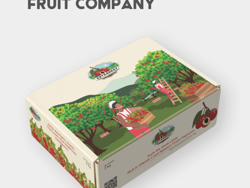 Packaging Design Pathankot Fruit Company by Akki Studios